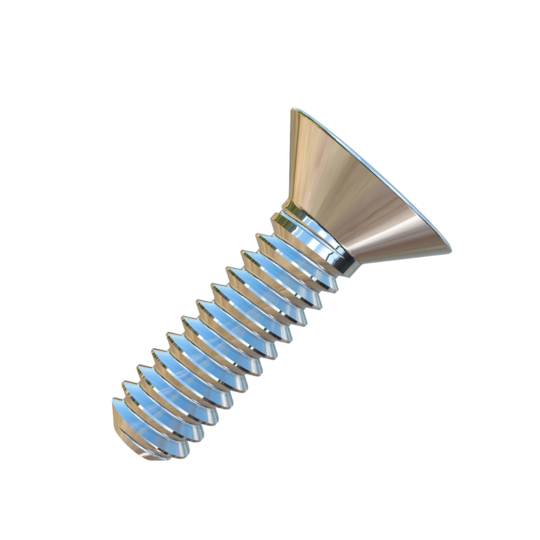 Titanium #6-32 X 1/2 UNC Flat Head Socket Drive Allied Titanium Machine Screw (With Certs and CoC)